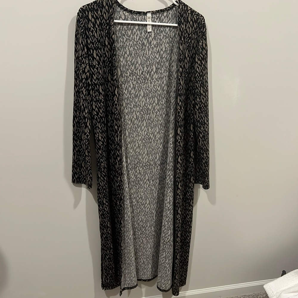 Tan & black duster